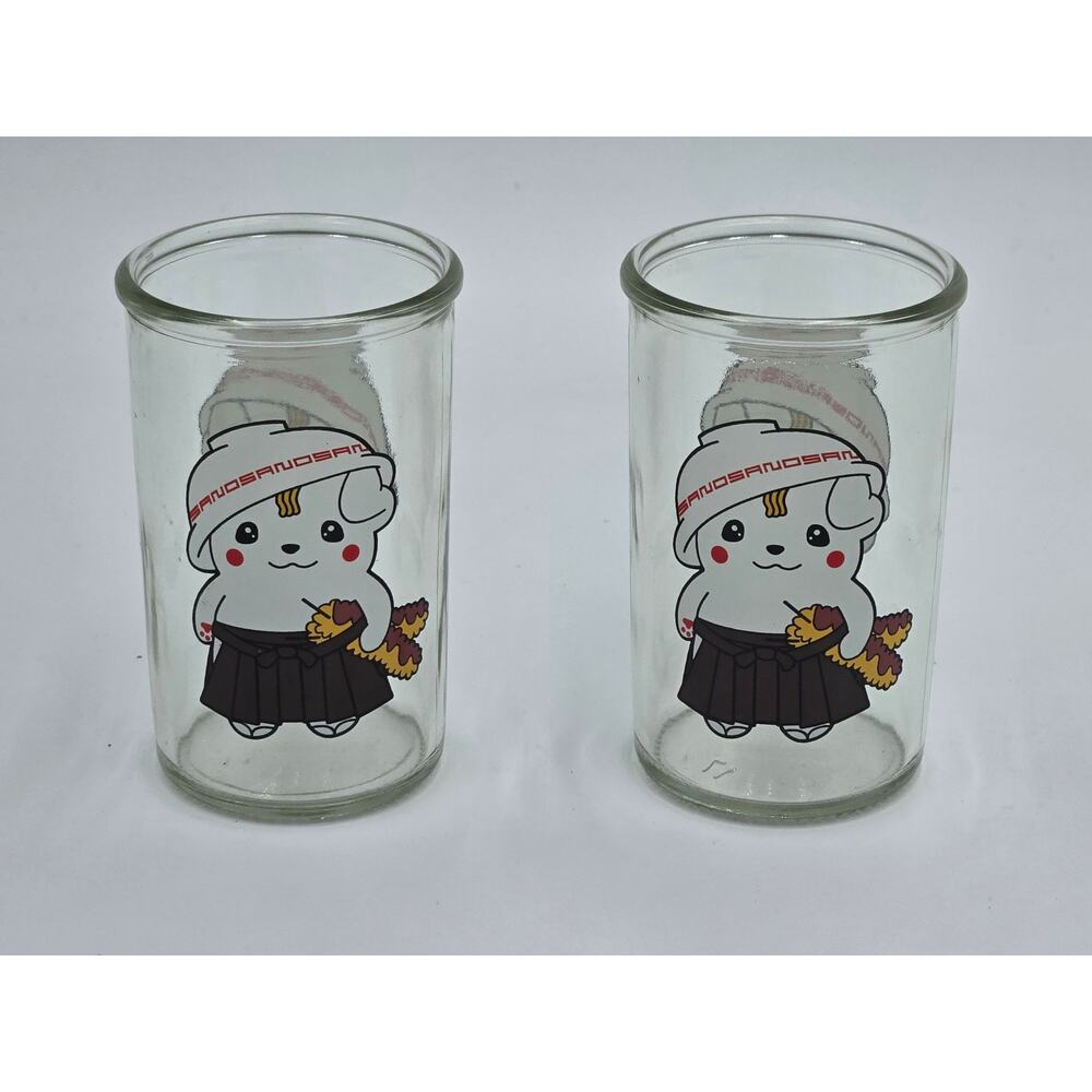 Kaika Sanomaru Sake Cups Glass Set Japan Collectible